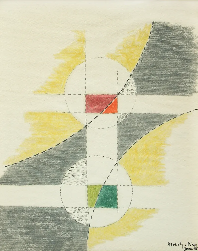 Installation view or artwork from Chicago's Bauhaus Legacy