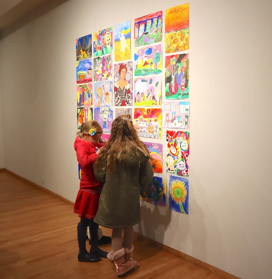 Installation view or artwork from Children of War