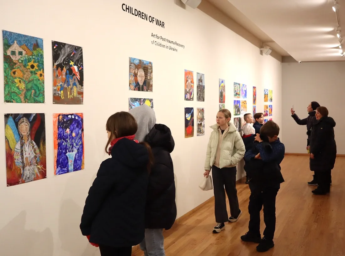 Installation view or artwork from Children of War