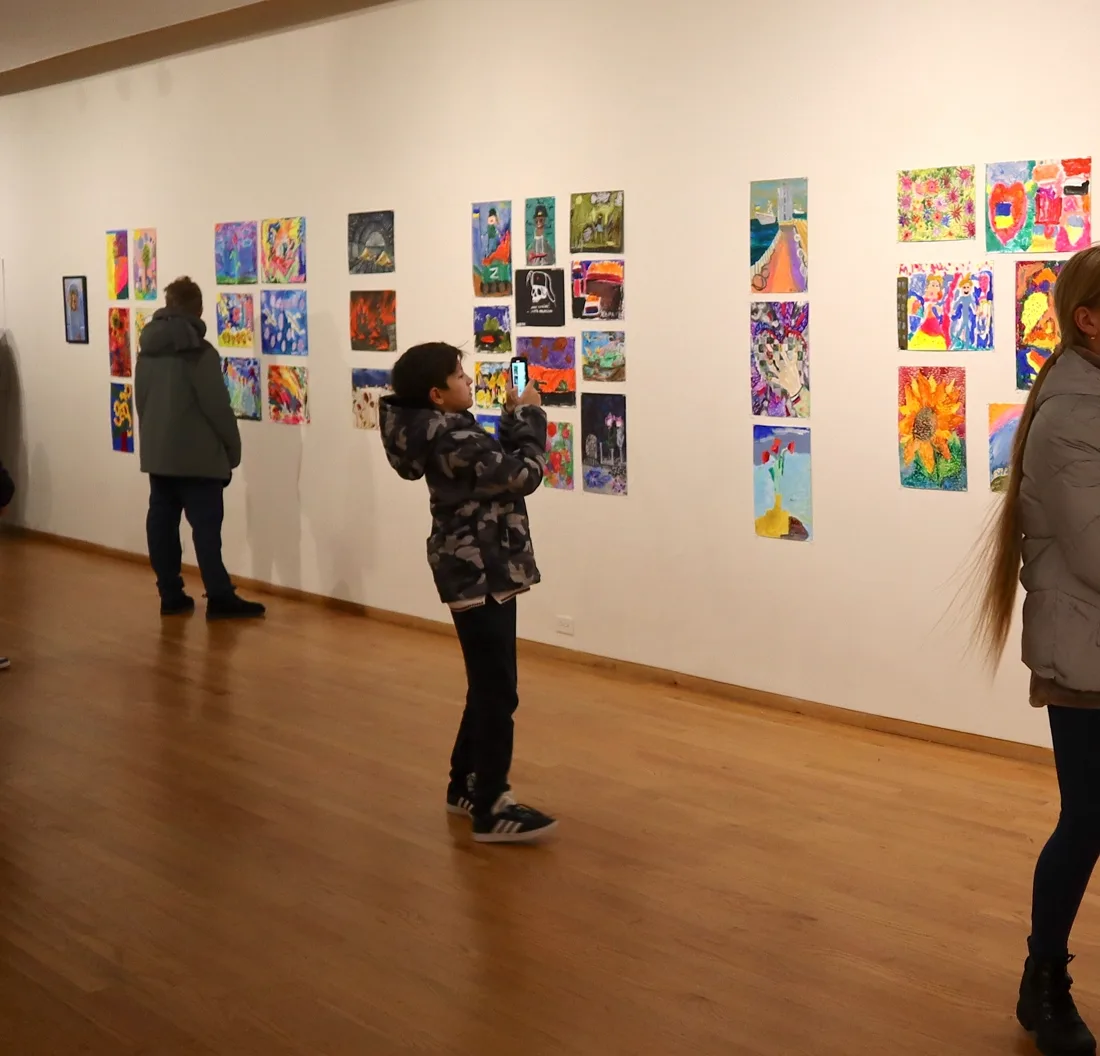Installation view or artwork from Children of War