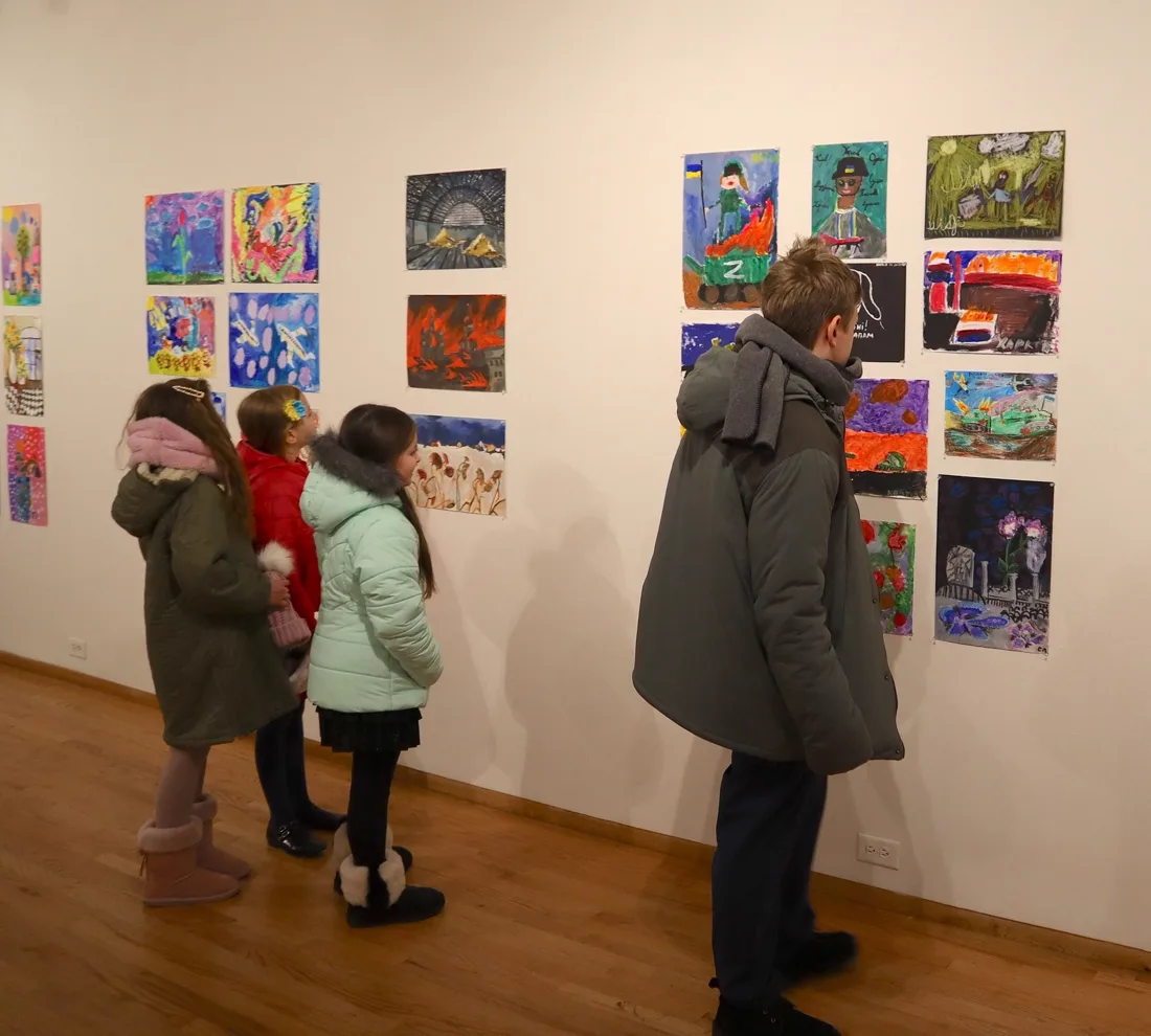 Installation view or artwork from Children of War