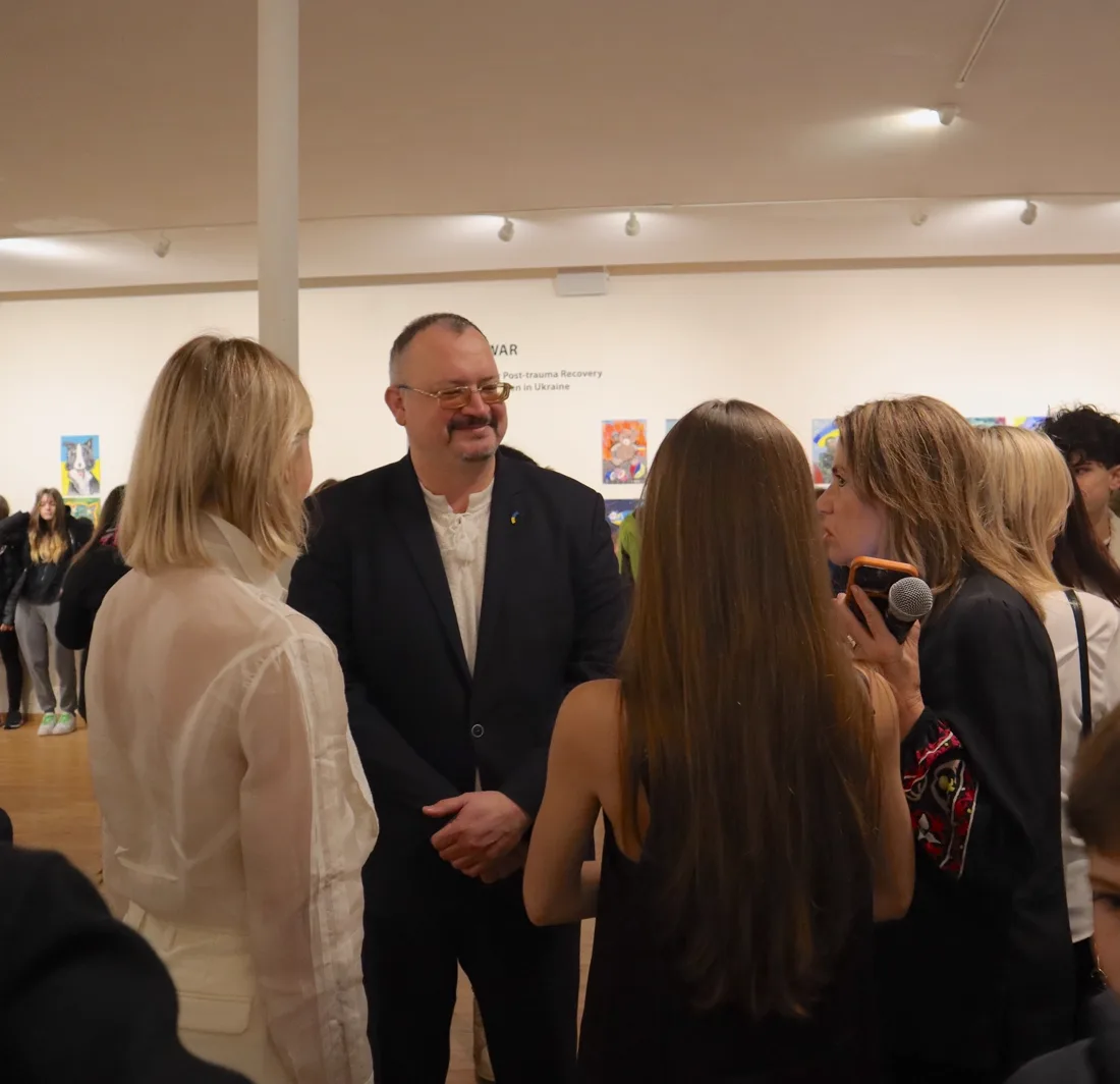 Installation view or artwork from Children of War