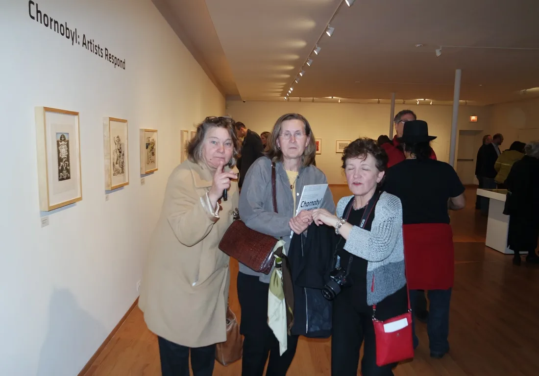 Installation view or artwork from Chornobyl 30 Years Later