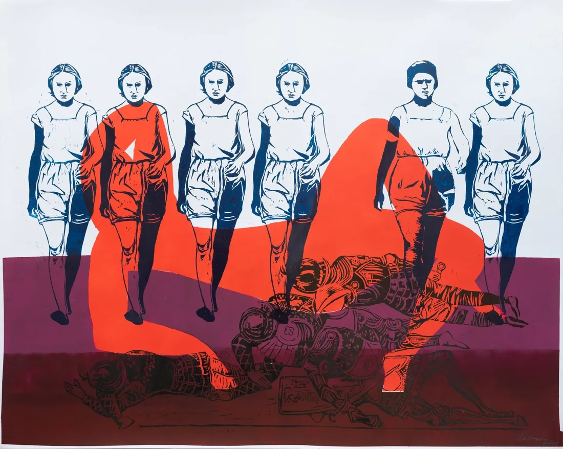 Installation view or artwork from Contemporary Ukrainian Graphics at the Turn of the XX/XXI Century