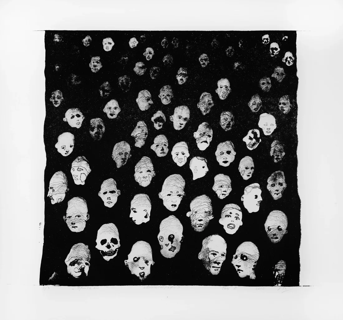 Installation view or artwork from Contemporary Ukrainian Graphics at the Turn of the XX/XXI Century