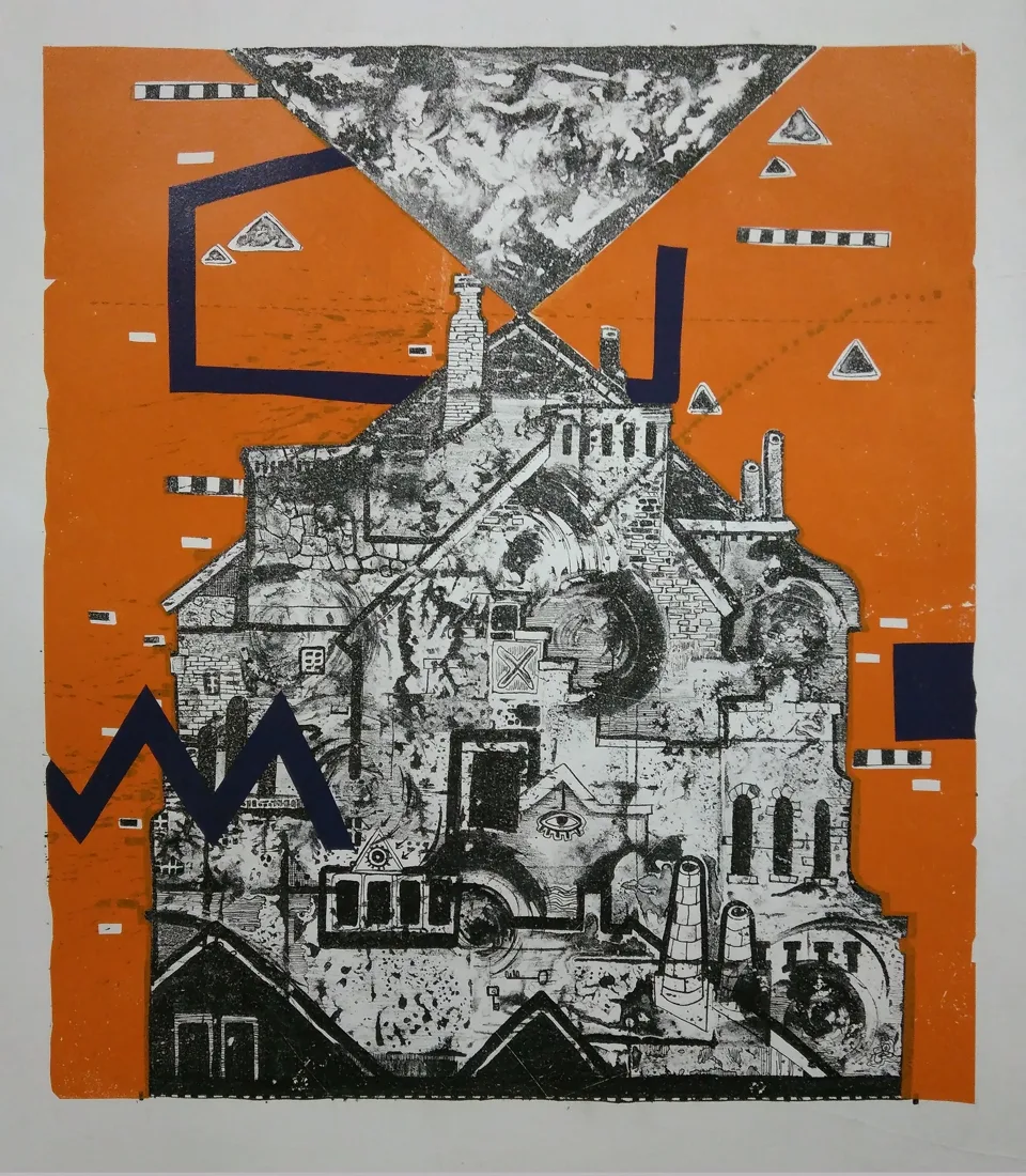 Installation view or artwork from Contemporary Ukrainian Graphics at the Turn of the XX/XXI Century