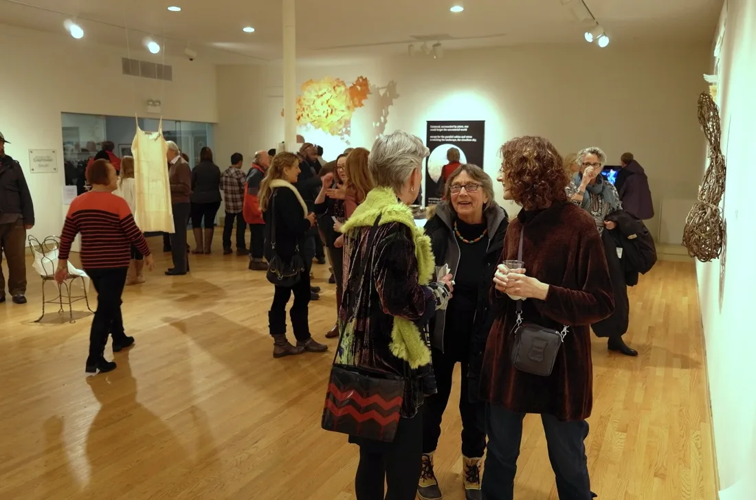 Installation view or artwork from Convergence: The Poetic Dialogue Project