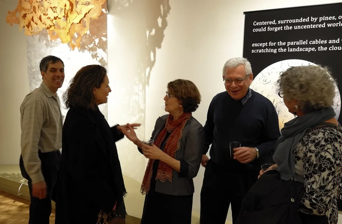 Installation view or artwork from Convergence: The Poetic Dialogue Project