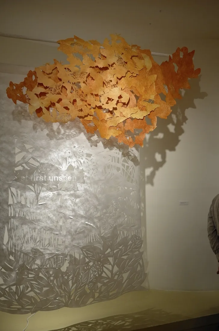 Installation view or artwork from Convergence: The Poetic Dialogue Project