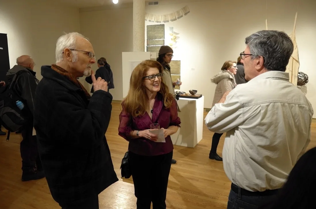 Installation view or artwork from Convergence: The Poetic Dialogue Project