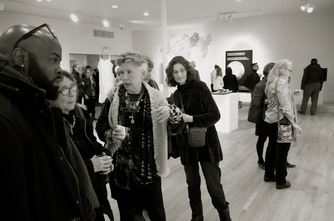 Installation view or artwork from Convergence: The Poetic Dialogue Project