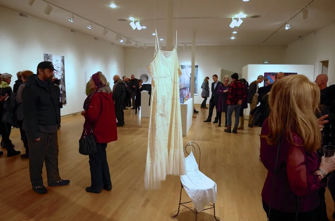 Installation view or artwork from Convergence: The Poetic Dialogue Project
