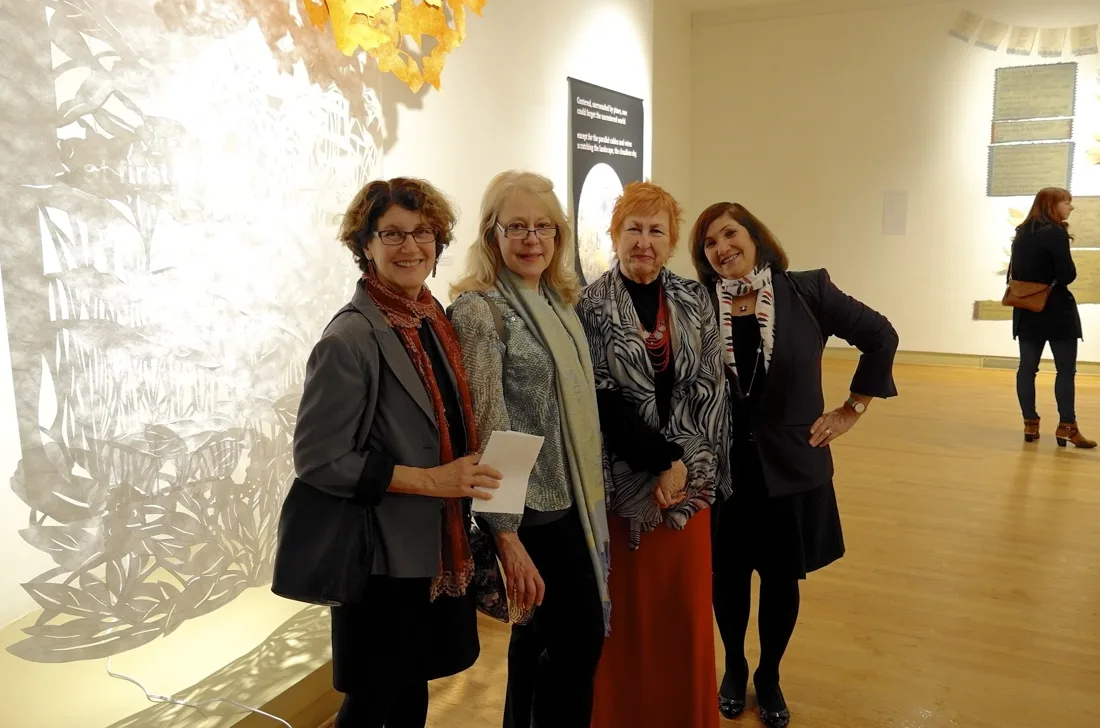 Installation view or artwork from Convergence: The Poetic Dialogue Project