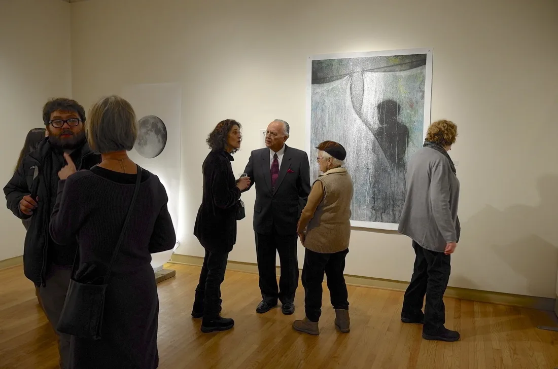 Installation view or artwork from Convergence: The Poetic Dialogue Project