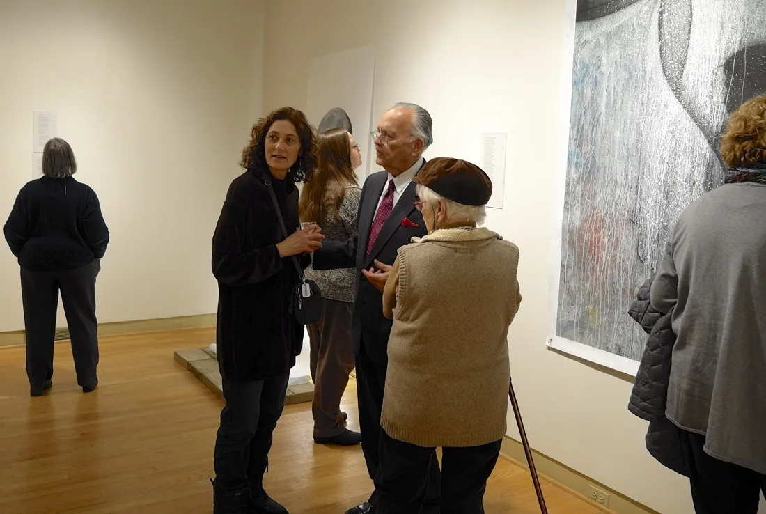 Installation view or artwork from Convergence: The Poetic Dialogue Project