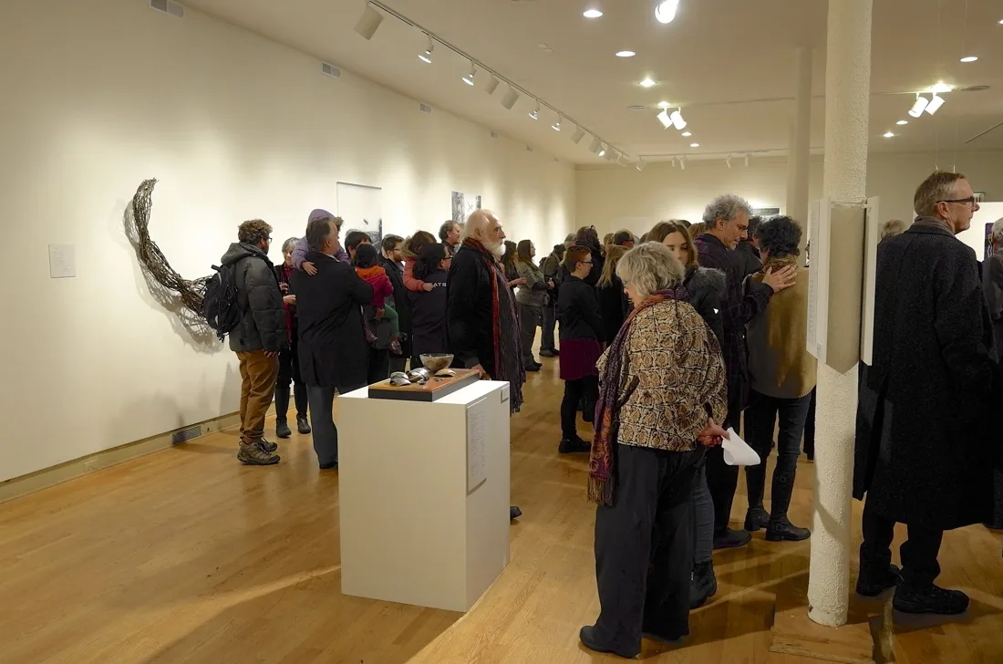 Installation view or artwork from Convergence: The Poetic Dialogue Project