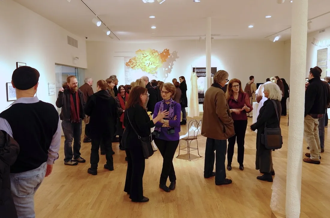 Installation view or artwork from Convergence: The Poetic Dialogue Project