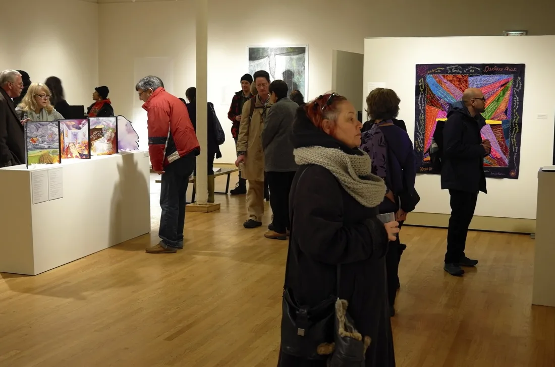 Installation view or artwork from Convergence: The Poetic Dialogue Project