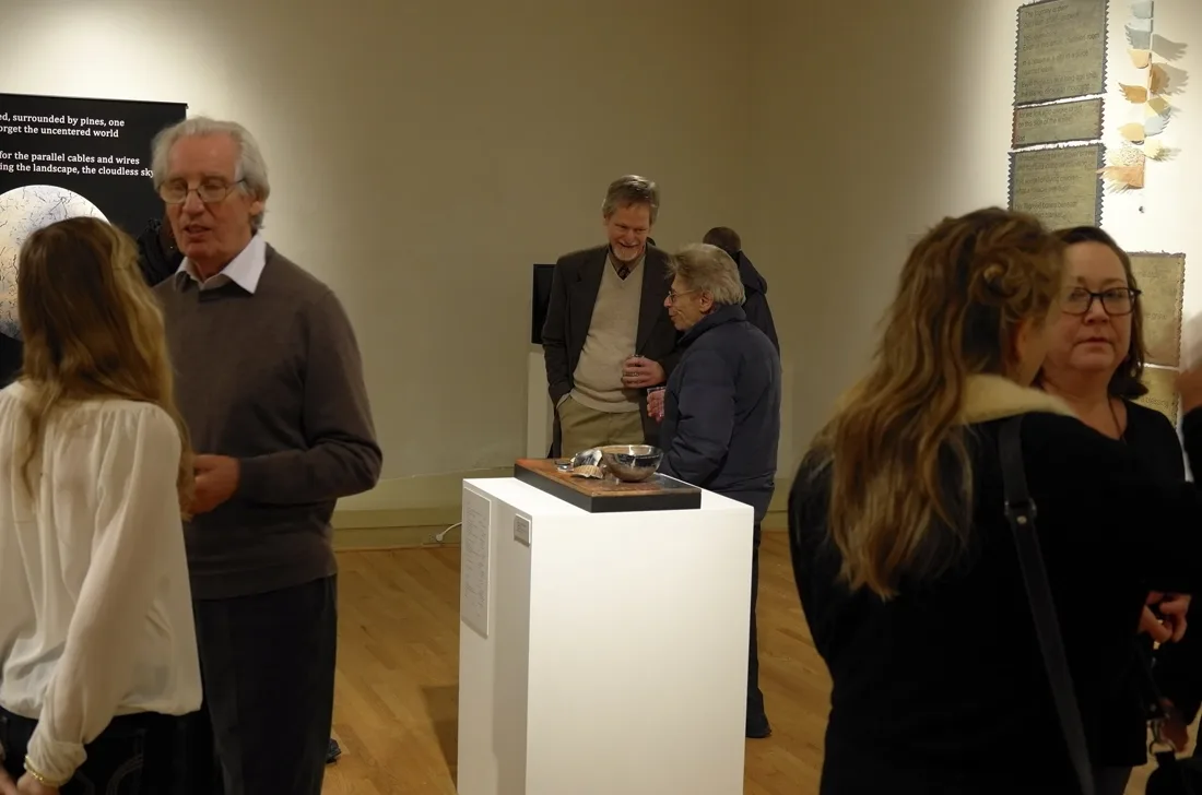 Installation view or artwork from Convergence: The Poetic Dialogue Project