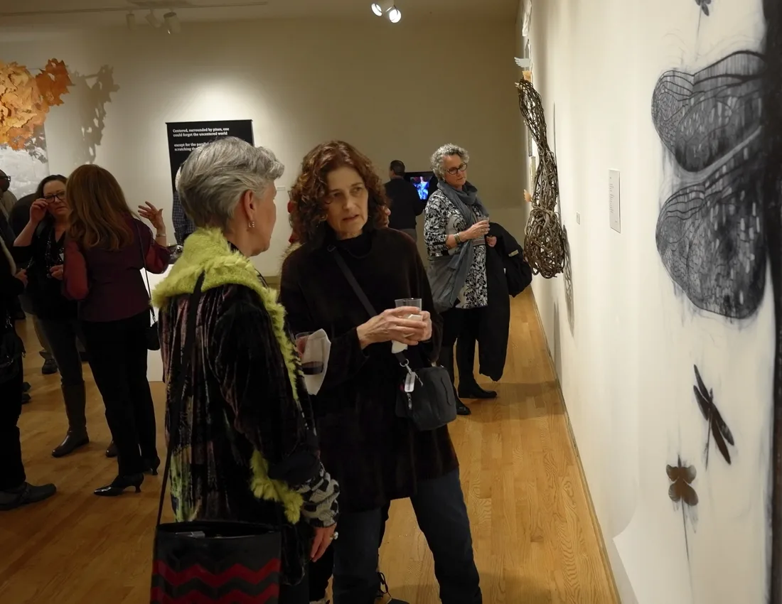 Installation view or artwork from Convergence: The Poetic Dialogue Project