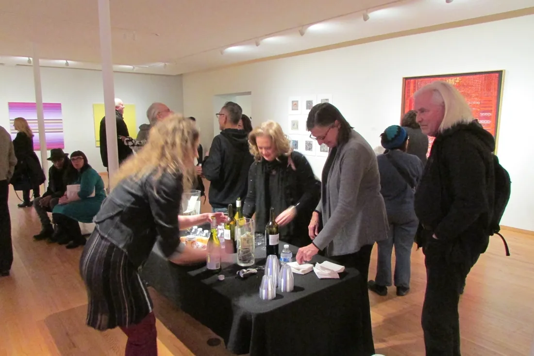 Installation view or artwork from Cubism Collage Cybergrams Concrete: 4 Artists from Moholy-Nagy's School