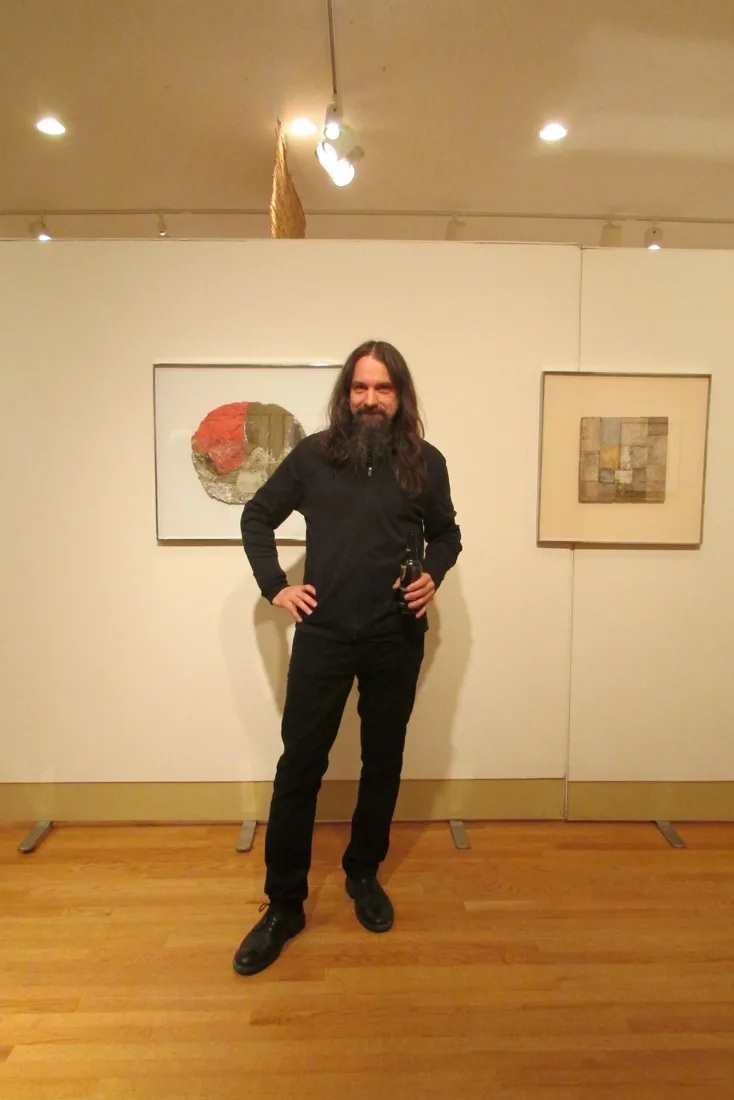 Installation view or artwork from Cubism Collage Cybergrams Concrete: 4 Artists from Moholy-Nagy's School