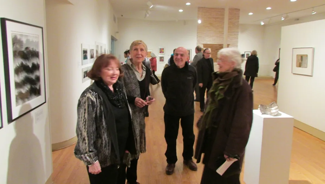 Installation view or artwork from Cubism Collage Cybergrams Concrete: 4 Artists from Moholy-Nagy's School