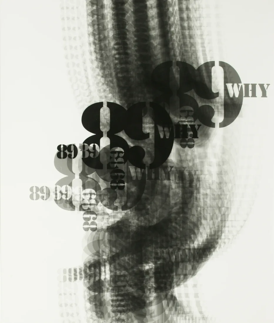 Installation view or artwork from Cubism Collage Cybergrams Concrete: 4 Artists from Moholy-Nagy's School
