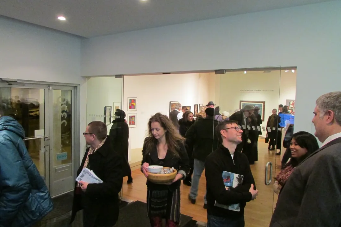 Installation view or artwork from Cubism Collage Cybergrams Concrete: 4 Artists from Moholy-Nagy's School