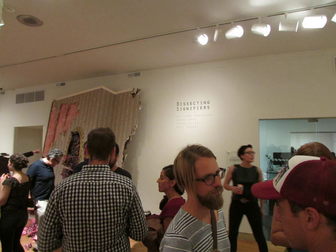 Installation view or artwork from Dissecting Signifiers