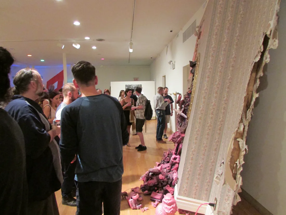 Installation view or artwork from Dissecting Signifiers