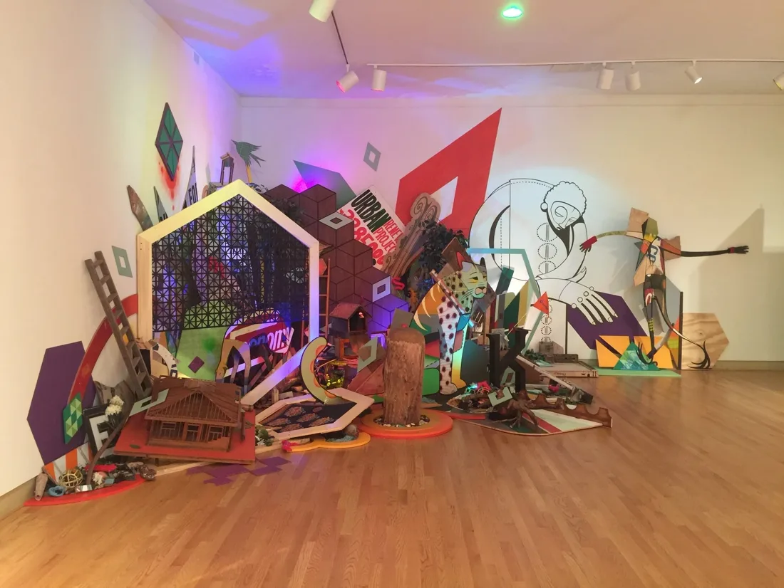 Installation view or artwork from Dissecting Signifiers