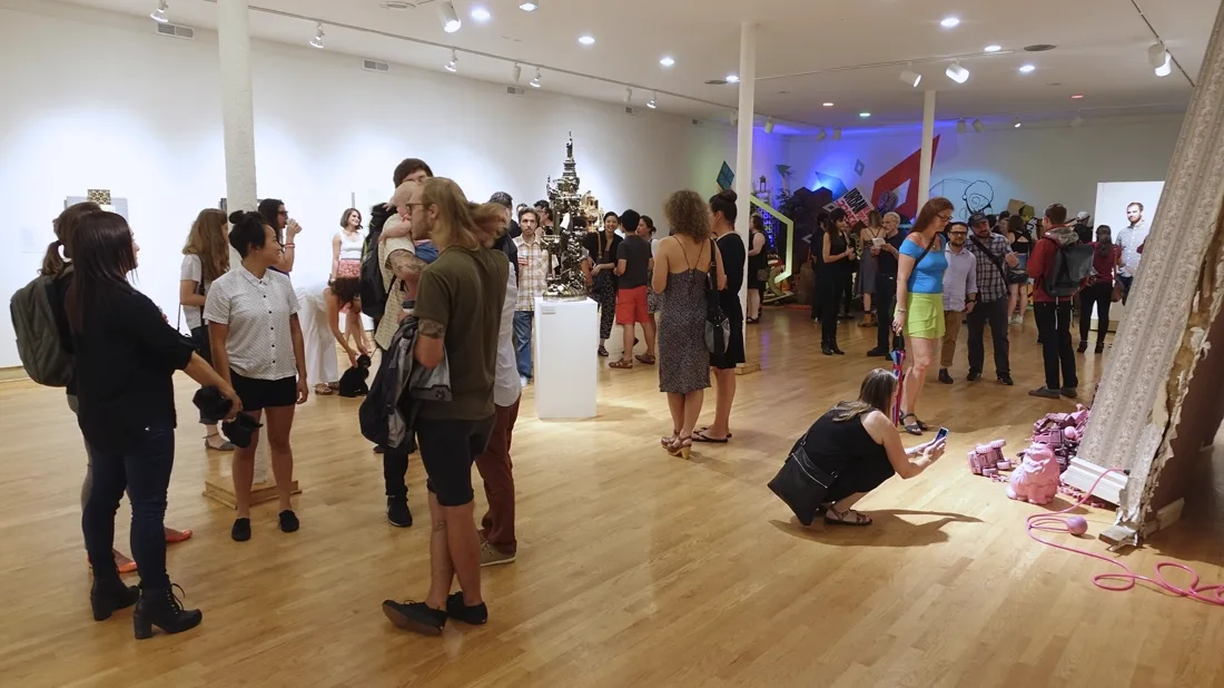 Installation view or artwork from Dissecting Signifiers