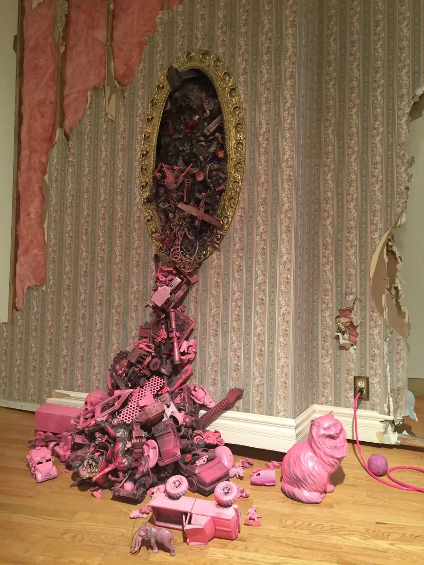 Installation view or artwork from Dissecting Signifiers