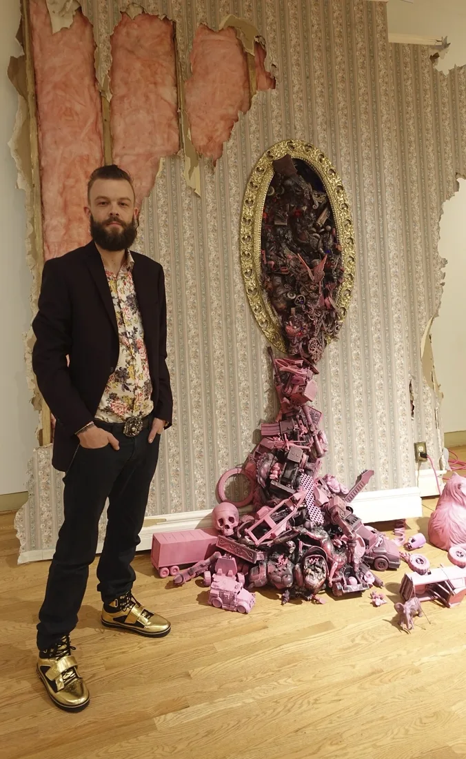 Installation view or artwork from Dissecting Signifiers
