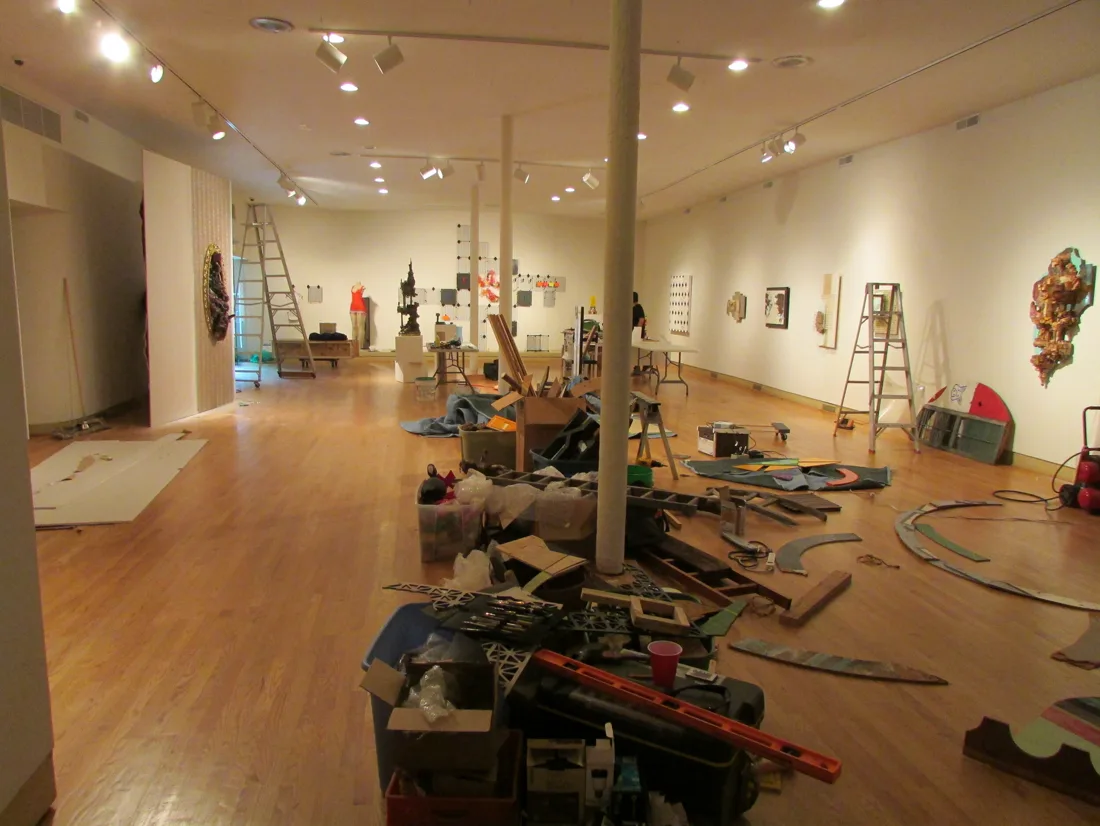 Installation view or artwork from Dissecting Signifiers