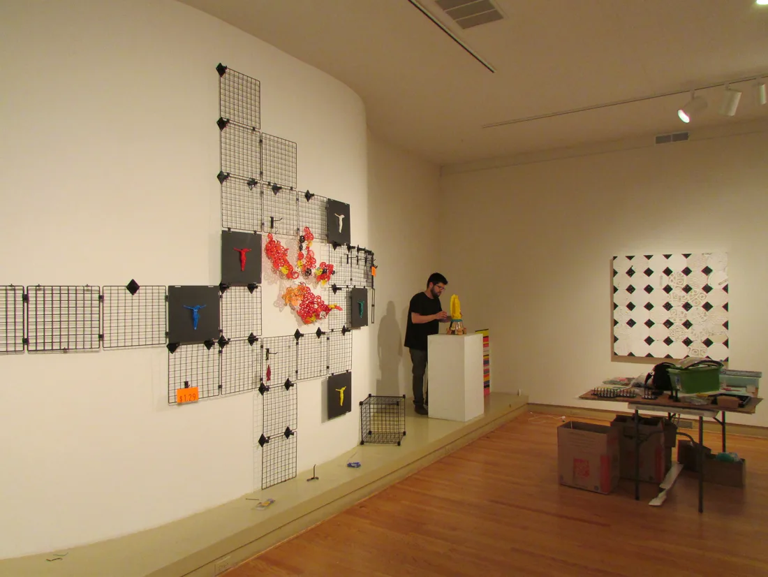 Installation view or artwork from Dissecting Signifiers