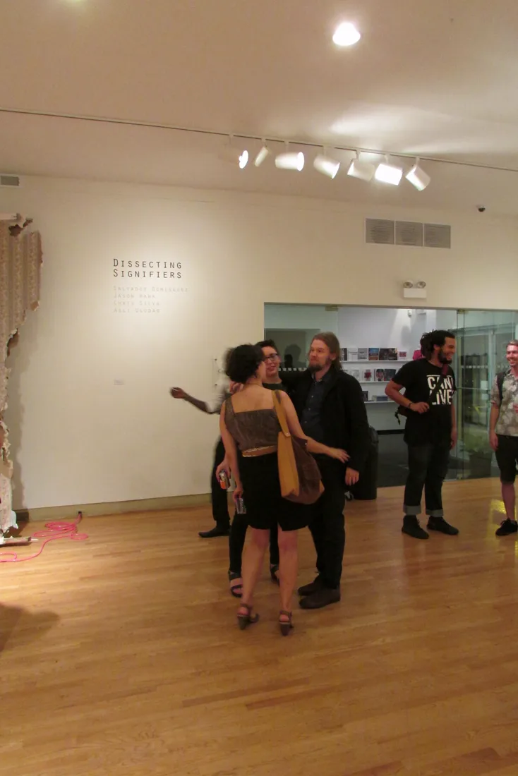 Installation view or artwork from Dissecting Signifiers