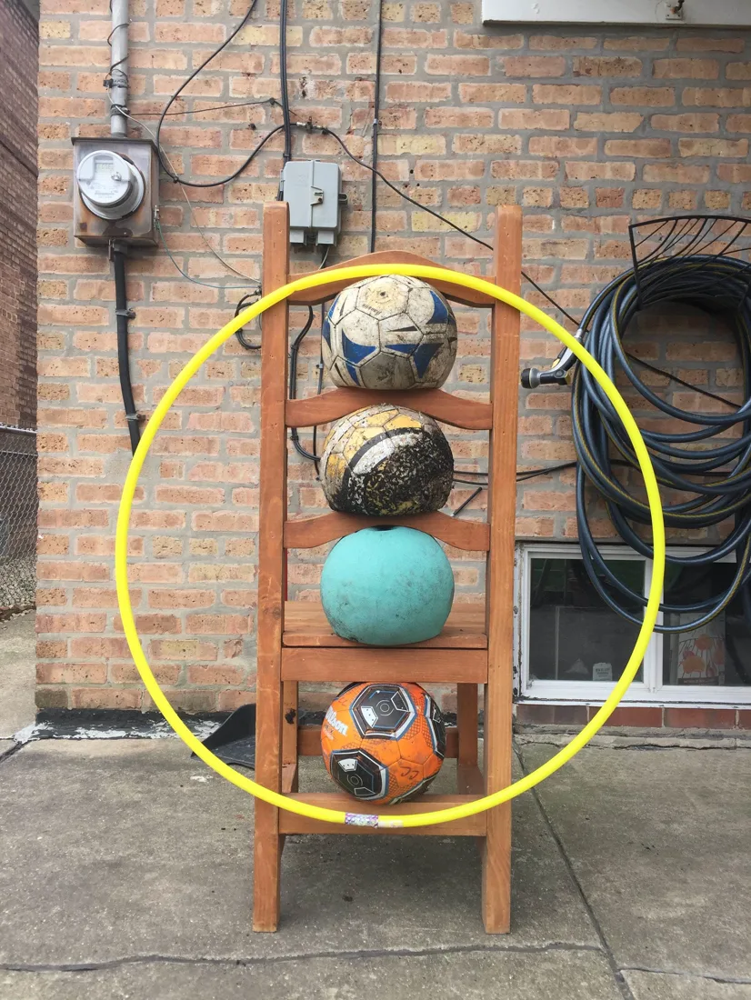 Installation view or artwork from Domestic Disturbances