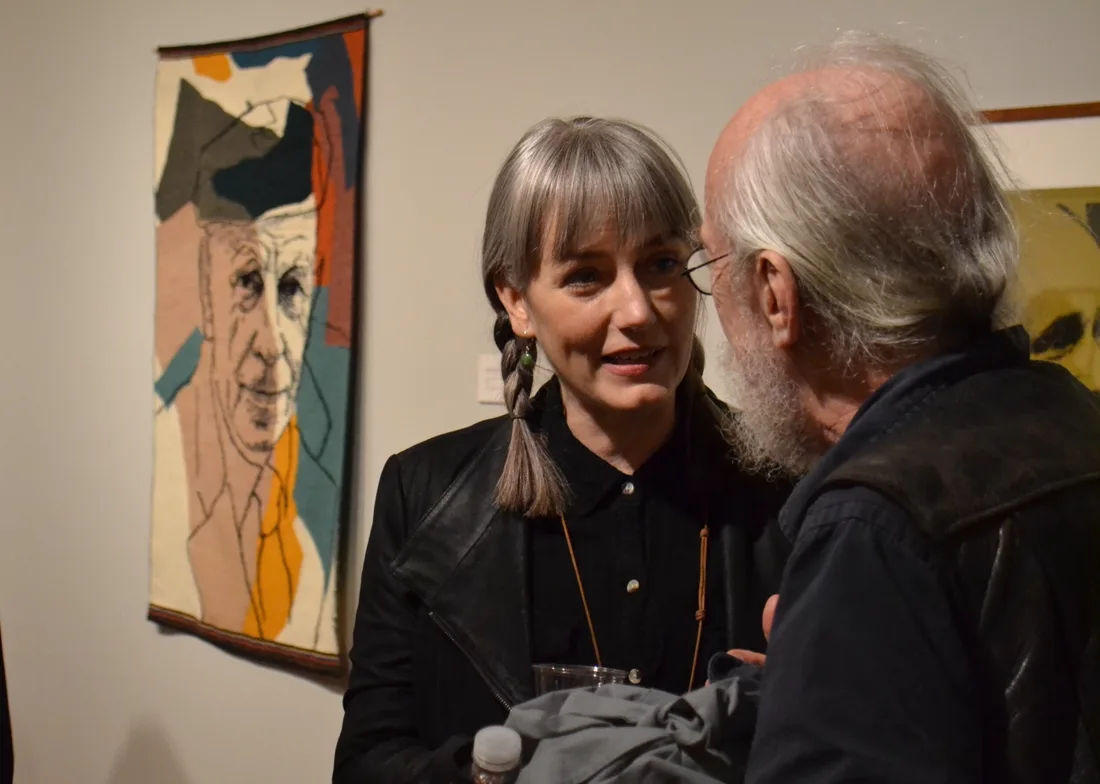 Installation view or artwork from Domestic Disturbances
