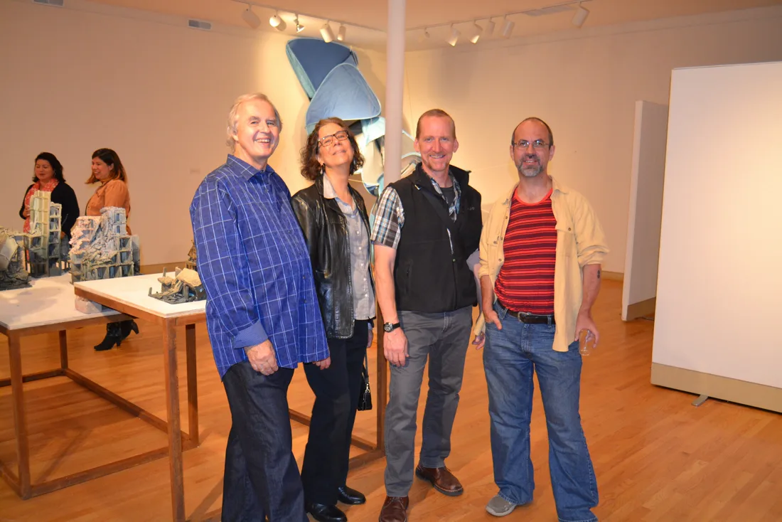 Installation view or artwork from Domestic Disturbances