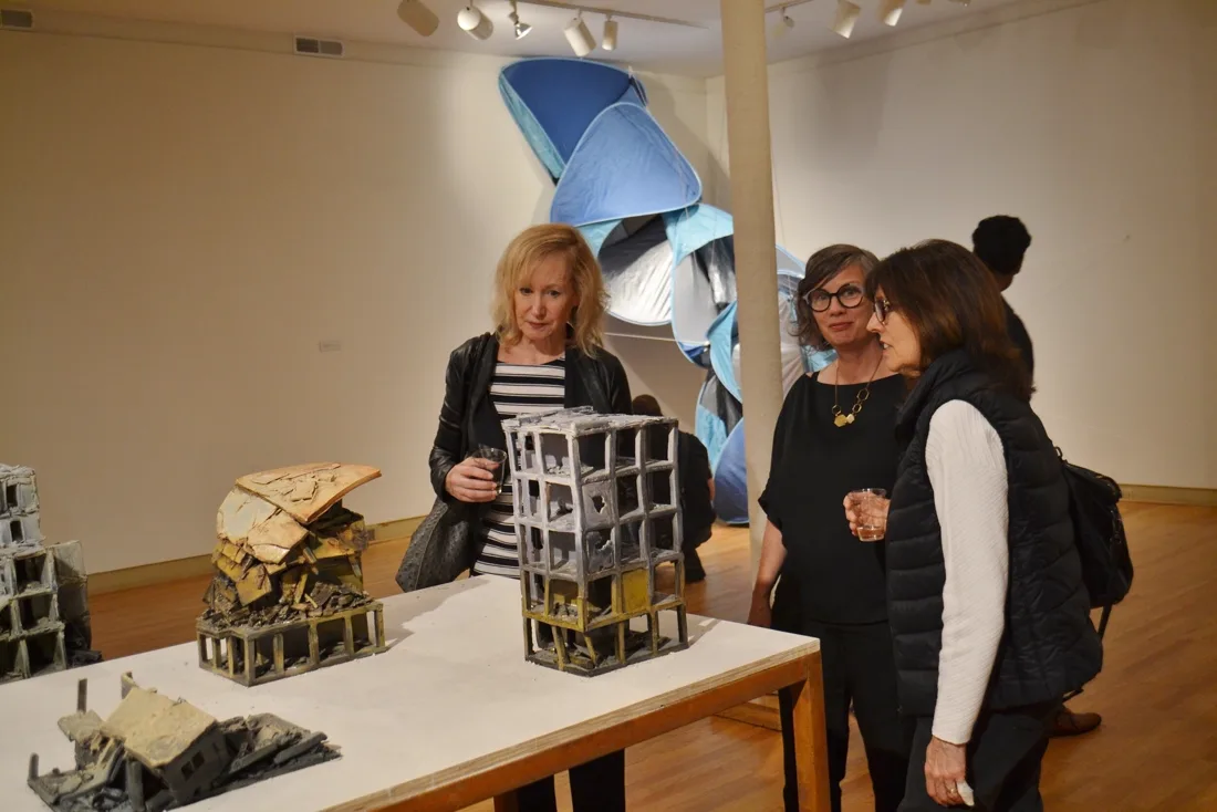 Installation view or artwork from Domestic Disturbances