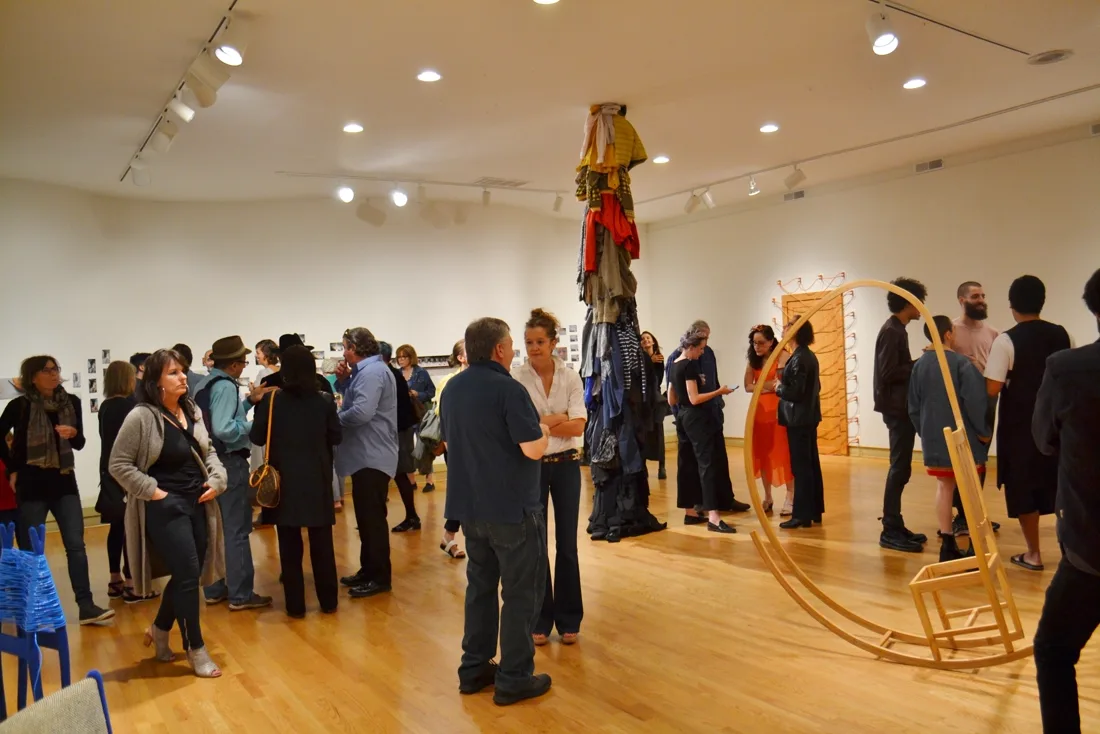 Installation view or artwork from Domestic Disturbances