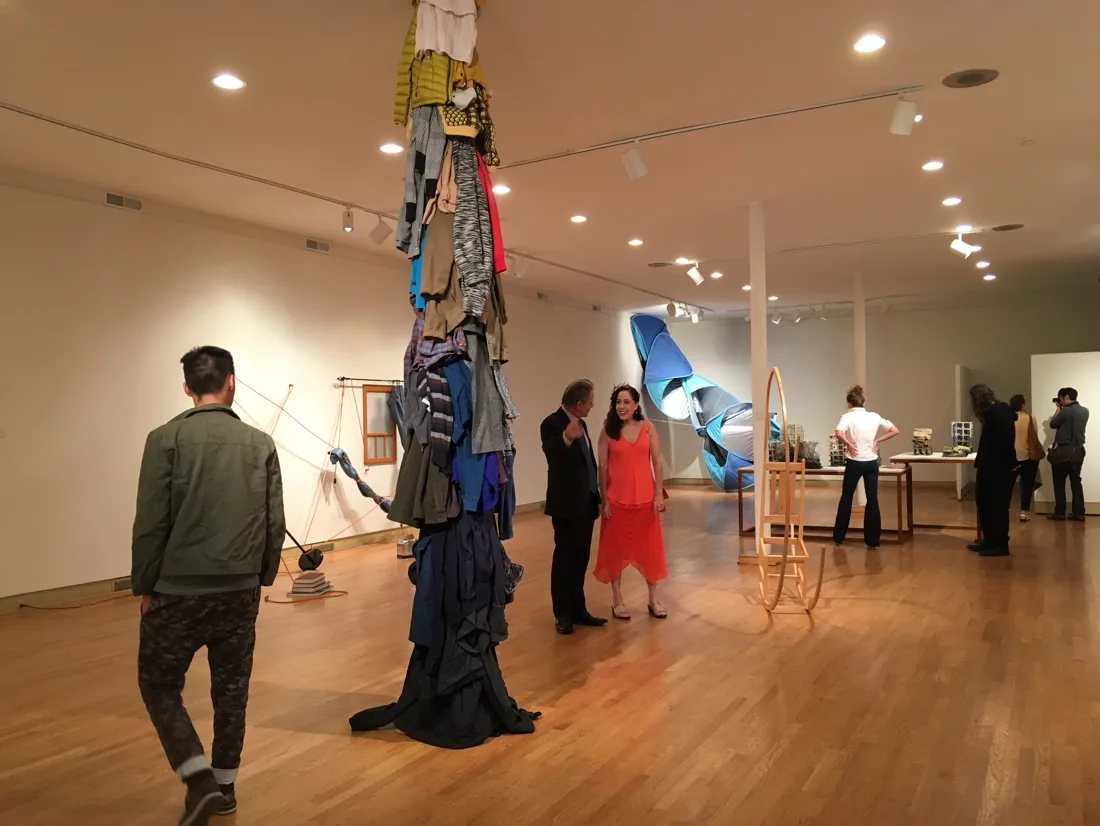 Installation view or artwork from Domestic Disturbances