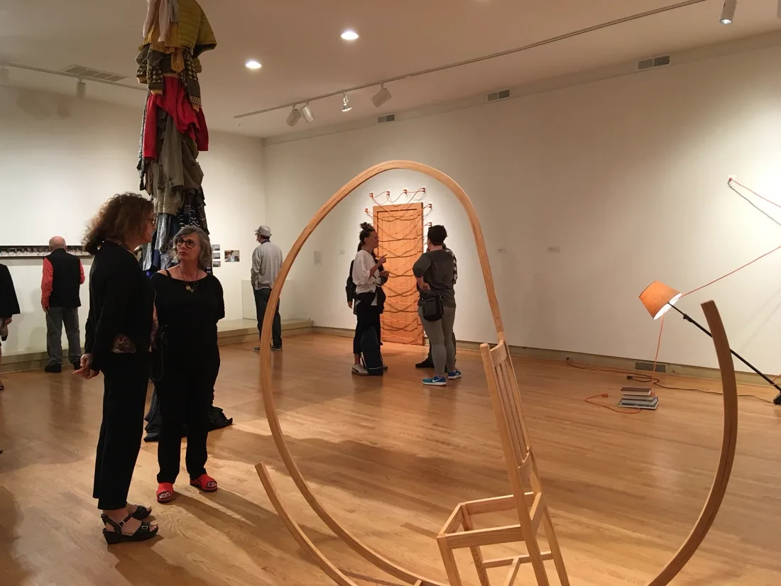 Installation view or artwork from Domestic Disturbances