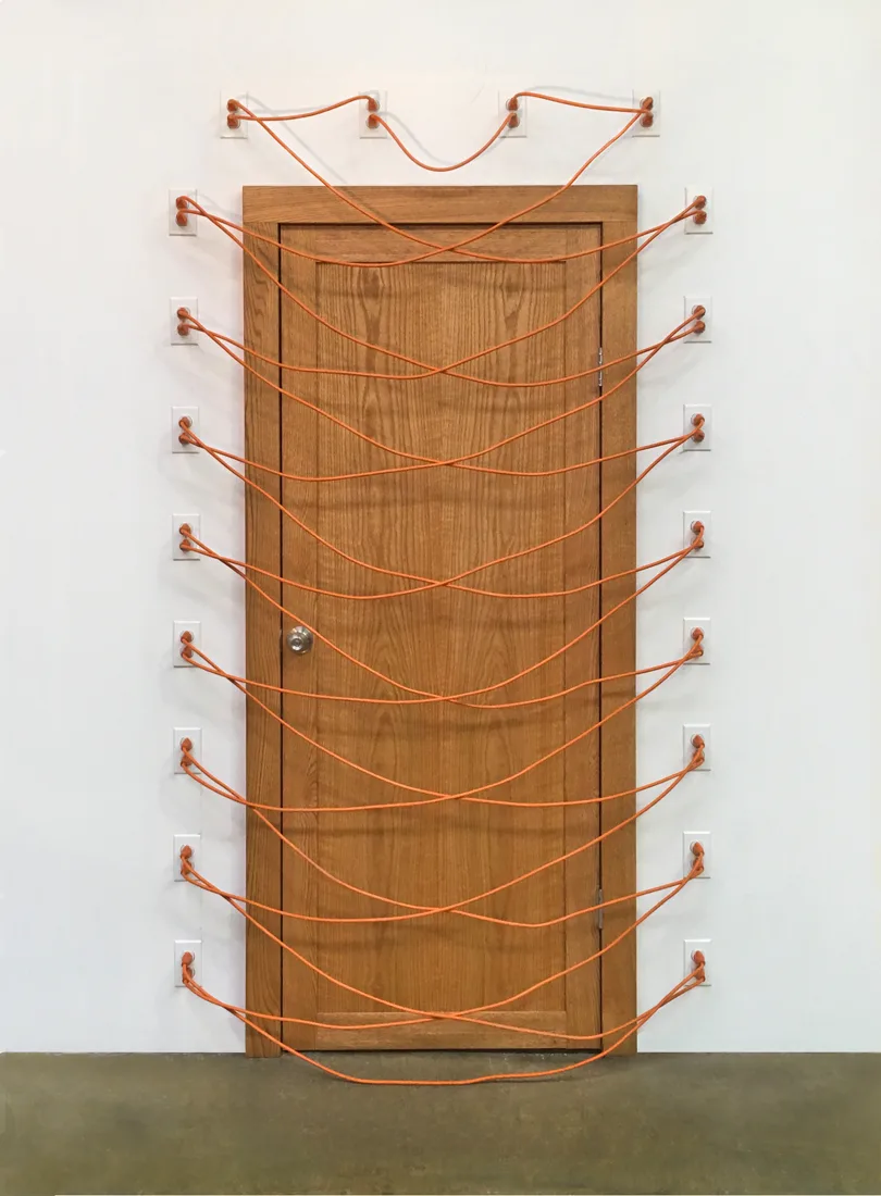 Installation view or artwork from Domestic Disturbances