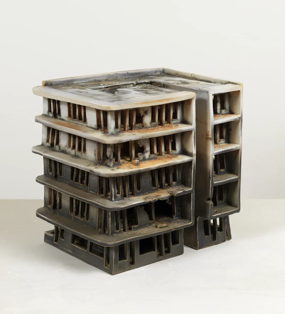 Installation view or artwork from Domestic Disturbances