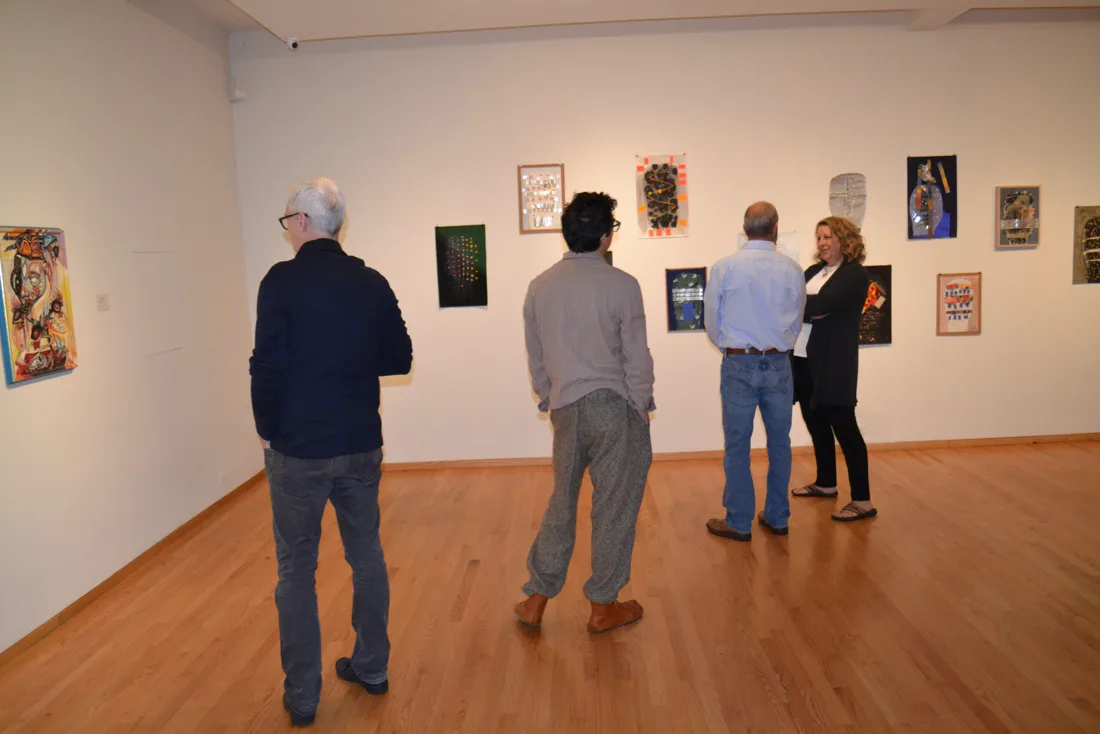 Installation view or artwork from Domestic Disturbances