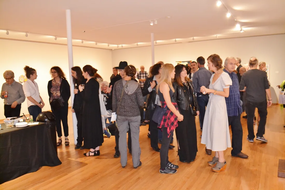 Installation view or artwork from Domestic Disturbances