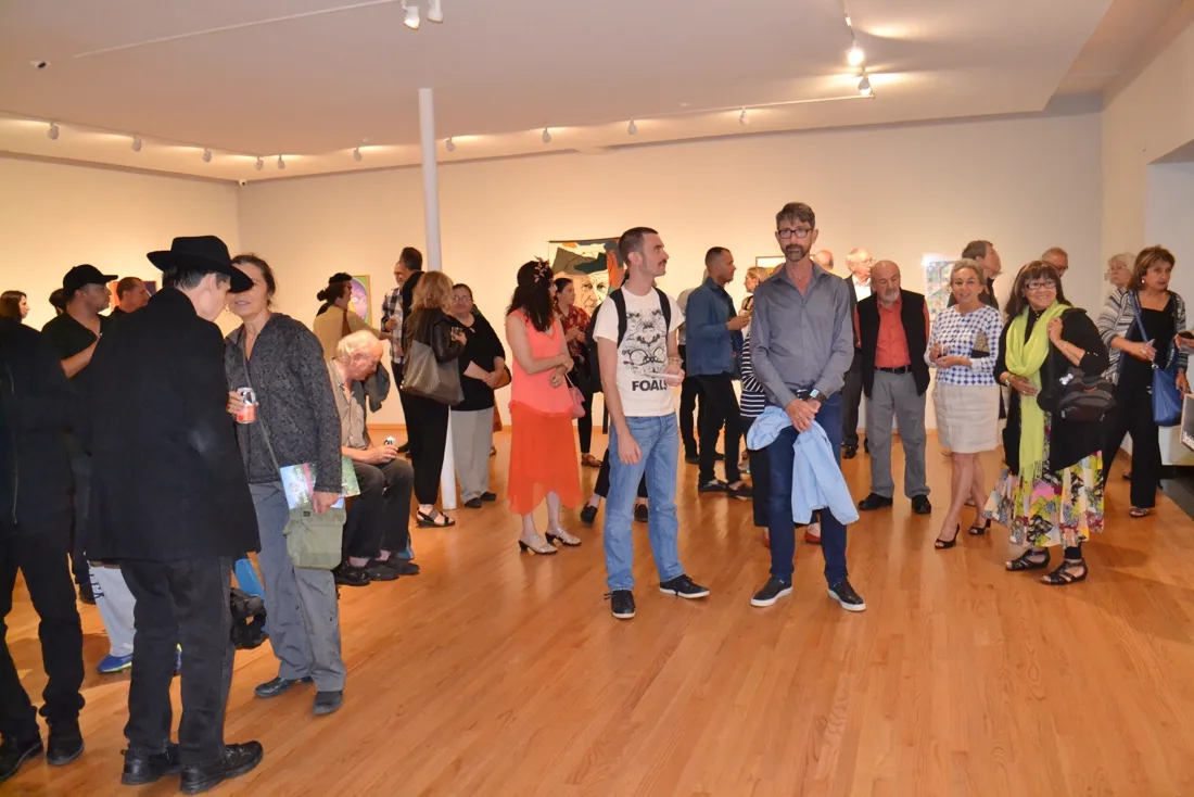 Installation view or artwork from Domestic Disturbances